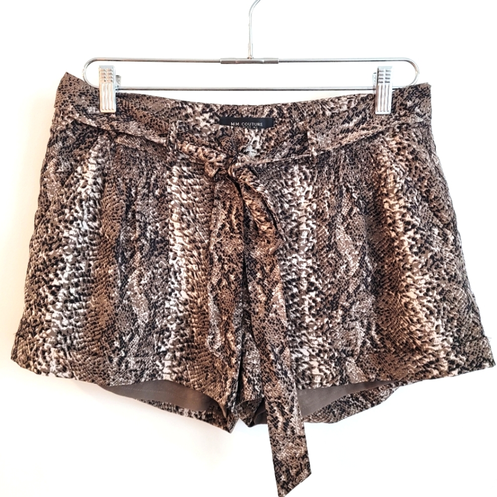 Animal Print Dress Shorts